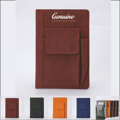 Soft Leather Business Notebook