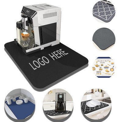Quick drying Coffee Mat for Countertops