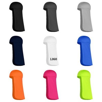 Unisex Quick Dry UV Protection Hard Hat Liner Cap Cooling Skull Cap w/Neck Shade