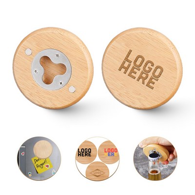 Magnetic Wooden Bottle Opener