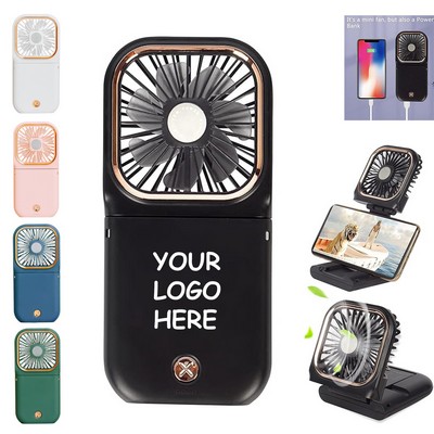 Portable Multi-use Mini Fan Power Bank