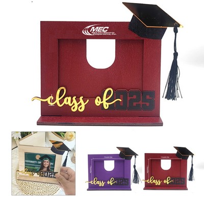Wood Graduation Picture Frame (6"x 8")