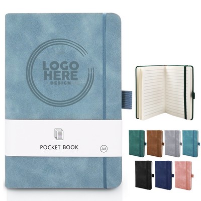 A6 Pocket Notebook with Pen Holder