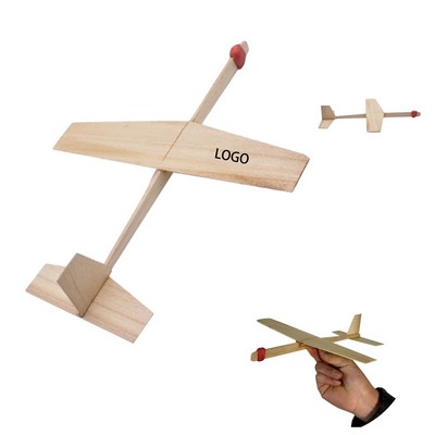 Lightweight Wooden Airplane For Kids