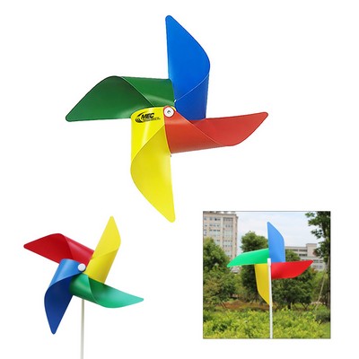 4 Leaves Pinwheel w/ Plastic Stick