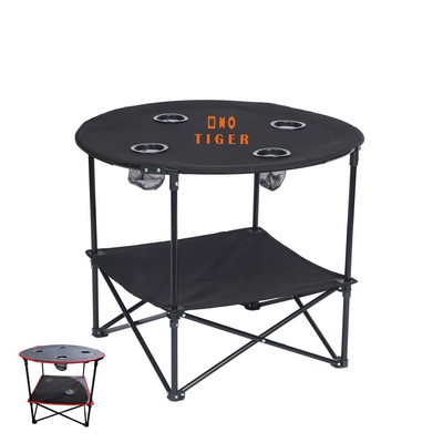 600D Polyester Game Day Table