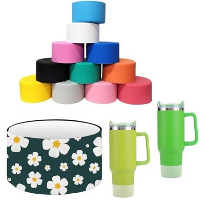 Side Outer Surface Custom Style Silicone Cup Base Protector 2.9" Diameter