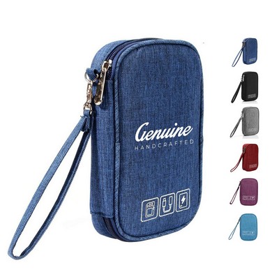 Portable Electronic Cable Organizer Bag