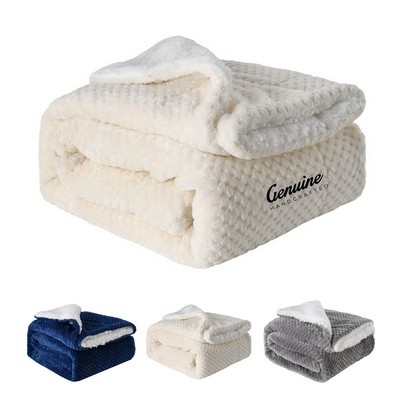 Relaxing Comforting Sherpa Weighted Blanket