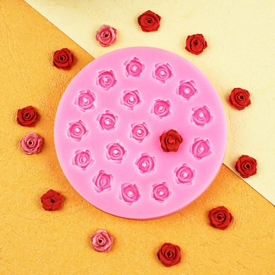 Mini Rose Shaped Molds