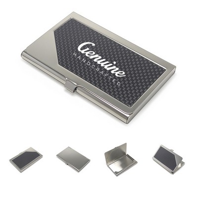 Stainless Steel PU Leather Card Box