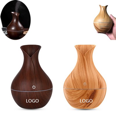 Wood Grain Small Vase Humidifier