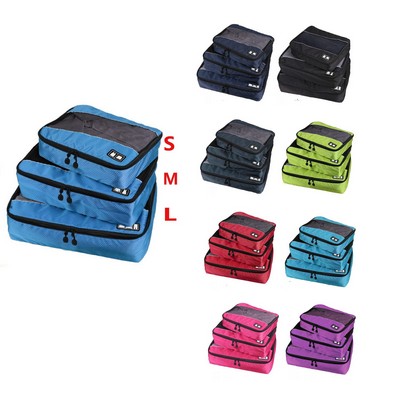 3 Pcs Packing Cube Luggage Bag