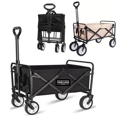 Foldable Collapsible Camping Wagon with All-Terrain Wheels