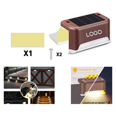 Outdoor Solar Railing Staircase Lighting