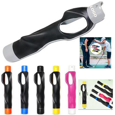 Golf Grip Trainer Attachment for Improving Hand