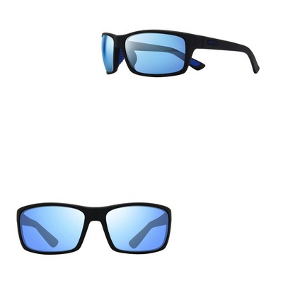 Revo Sunglasses Rebel Sport Wrap Sunglasses w/Superflex - Matte Black