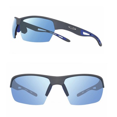 Revo Sunglasses Jett Semi-Rimless Performance - Matte Gray
