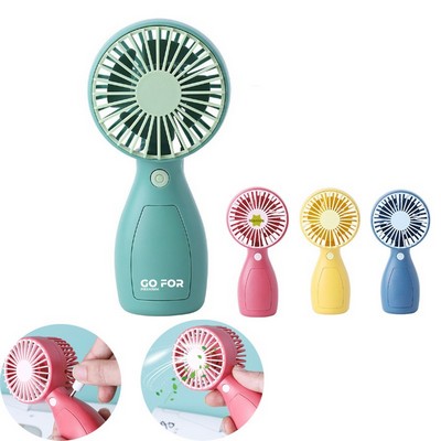 Mini Cartoon Style Handheld Fan for Travel