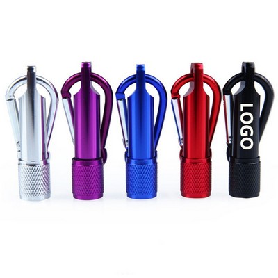 Portable Mini Metal Compact Flashlight/LED Torch Keychain