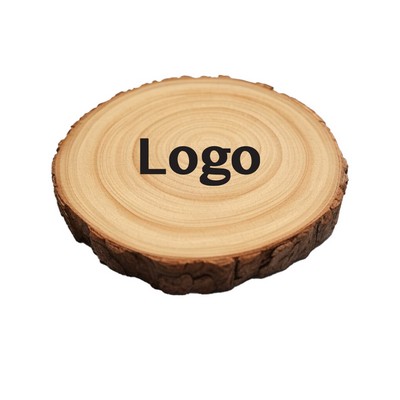 2.4'' Natural Pine Wood Slice – Rustic Unfinished Craft Disc