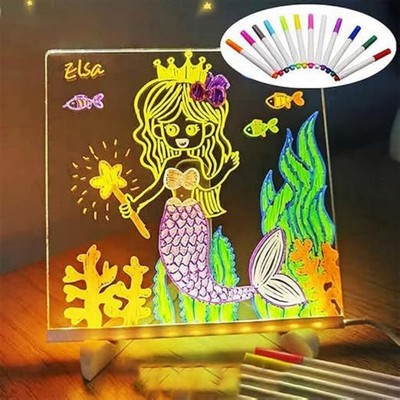 Led Illuminated Message Board With Stand