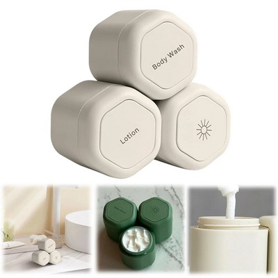Set Of 3 Cosmetic Travel Container