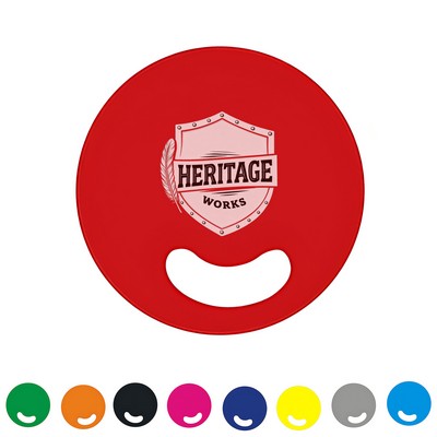 Portable Plastic Round Hand Fan