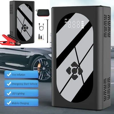 Hot Sale Car Jump Starter w/ Air Compressor 37000mWh