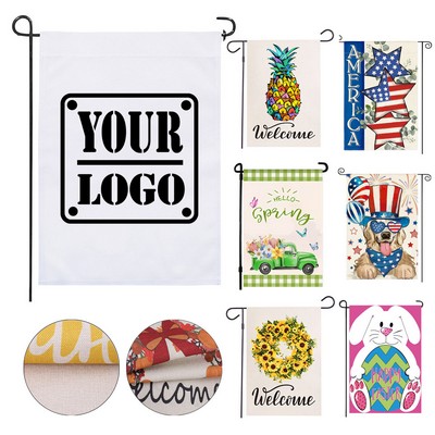 Seasonal Garden Flag 12X18"