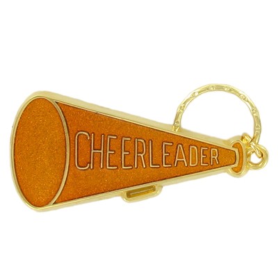 Orange Megaphone Keychain w/Bag