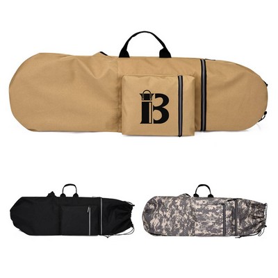 Skateboard Backpack Carry Case Waterproof Storage Carrier