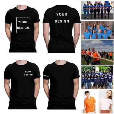 100% Cotton Personalized Logo T-Shirt