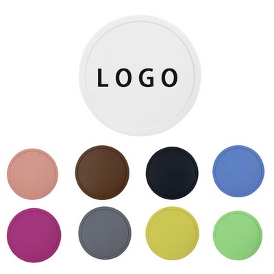 Round Silicone Non-Slip Coaster