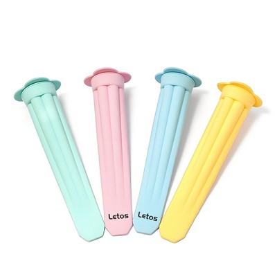 90ml Ice Cream Maker Reusable Silicone Ice Pop Molds for Homemade Treats