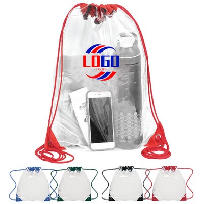 Clear Drawstring Backpack