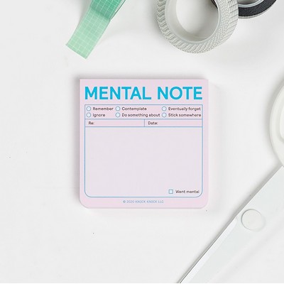 Mental Note Sticky Notes (Pastel Edition)