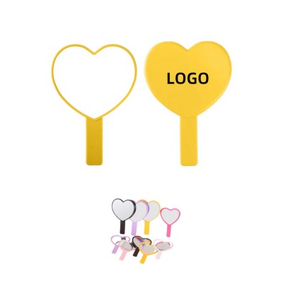 Heart Shaped Handheld Mirror