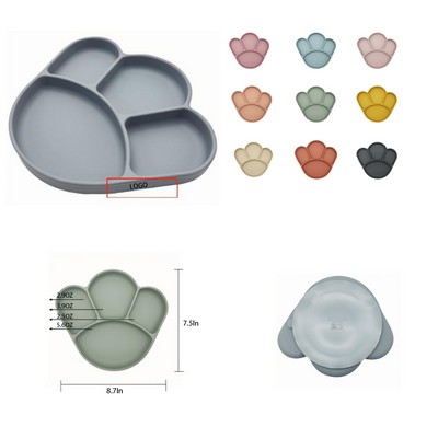 Children's Bear Paw Complementary Food Plate