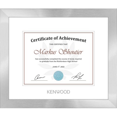 Studio - Diploma / Certificate Frame (Silver)
