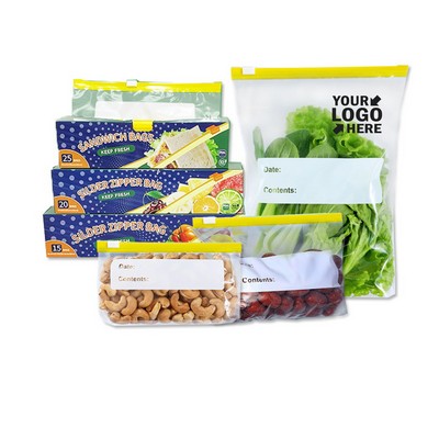 S Size Food Storage Reusable Snack Bags