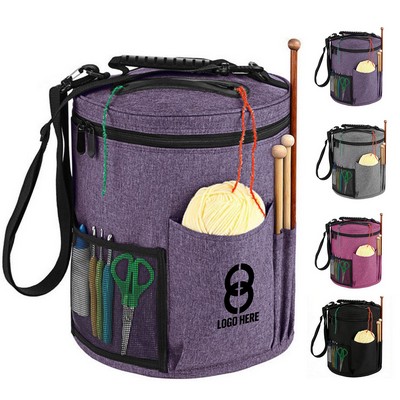 Compact Yarn Storage & Organizer Tote