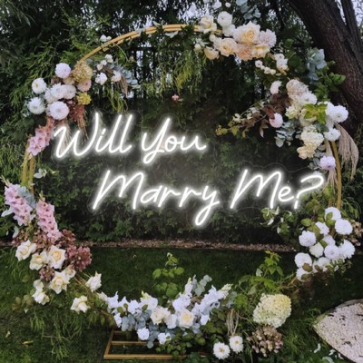 Will You Marry Me Engagement Neon Sign