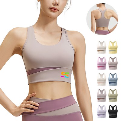 Women Sports Padded Bra for High Strength Shockproof Yoga