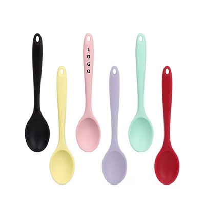 Portable Long-Handle Silicone Spoon