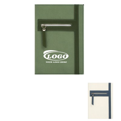 Zippered Hardcover Notebook