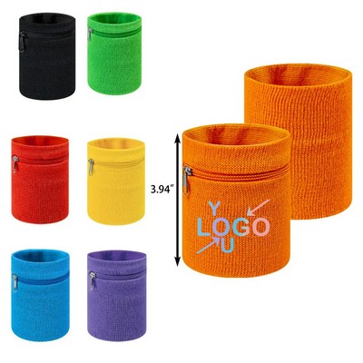 Solid Color Wristband Pouch