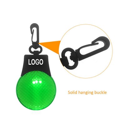 LED Reflector Cycling Safety Keychain for Backpack