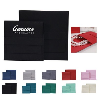 Luxury Elegant Drawstring Jewelry Pouch