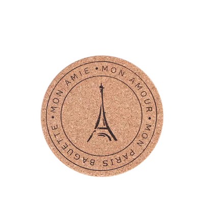 Cork High Temperature Resistant Non-Slip Absorbent Coaster